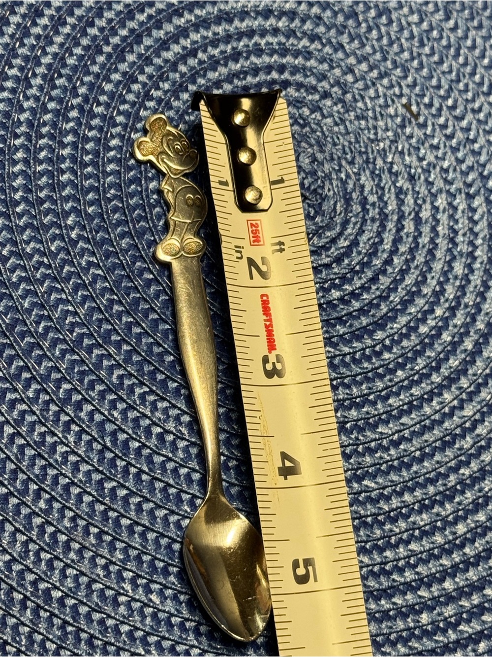 Walt Disney Productions Mickey Long Stainless Steel Child's Spoon By Bonny Japan - Picture 6 of 6
